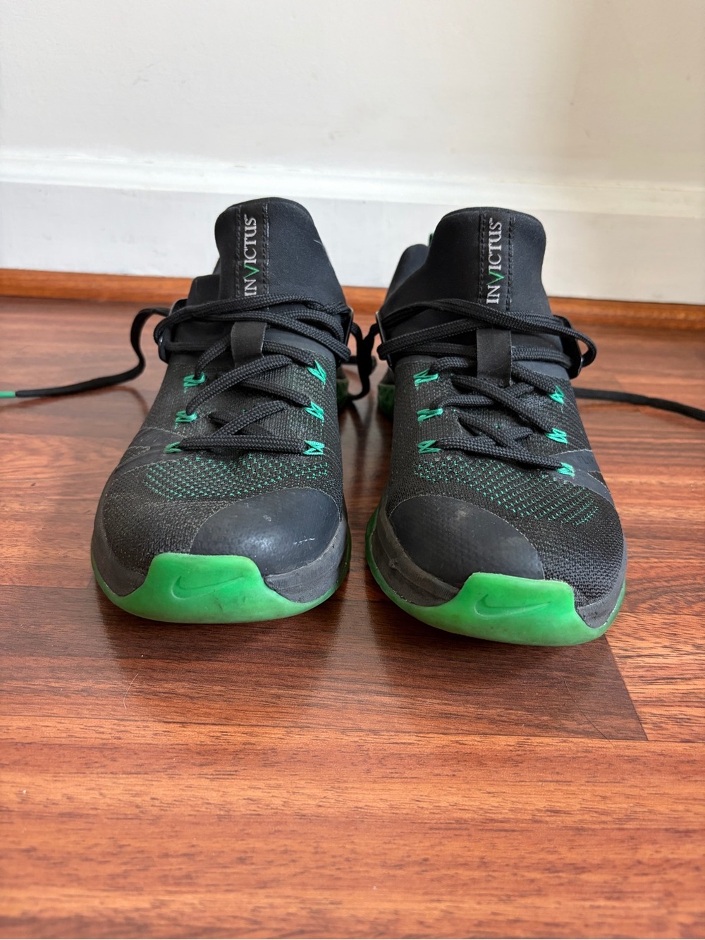 Nike Metcon Flyknit 3 Invictus Black Green Glow Men’s CD0305-003 Size 8